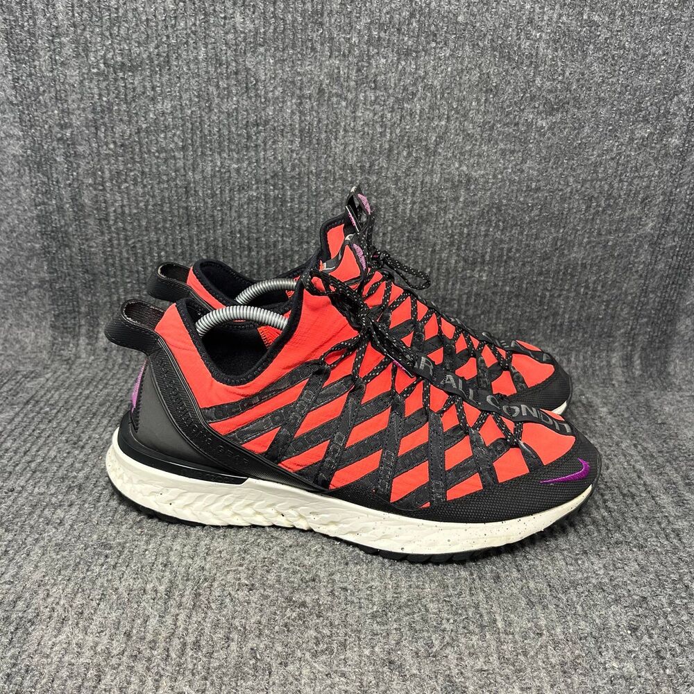 Nike ACG Terra Gobe Bright Crimson Trail Running Shoes Black Red 11 BV6344-600